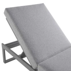 Albany Aluminium Sun Lounger, Grey -Daals Store OD SLG 155 GREY detail1