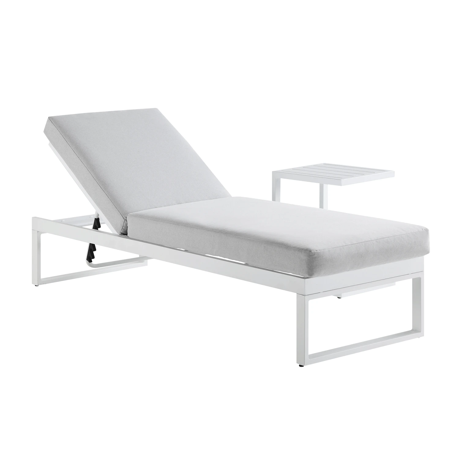 Albany Aluminium Sun Lounger, White 5 Albany Aluminium Sun Lounger, White - Image 5