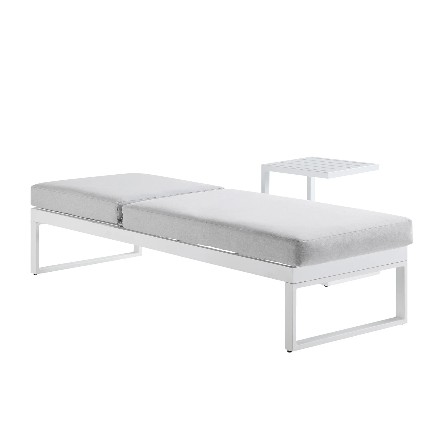 Albany Aluminium Sun Lounger, White 3 Albany Aluminium Sun Lounger, White - Image 3