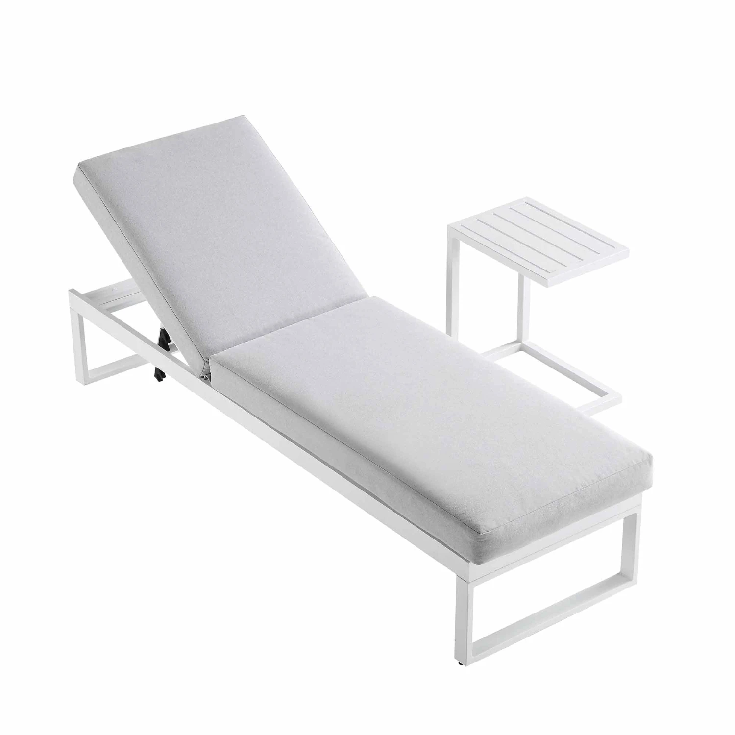 Albany Aluminium Sun Lounger, White 6 Albany Aluminium Sun Lounger, White - Image 6