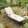 Haymes Metal Sun Lounger With Wheels 27 Haymes Metal Sun Lounger With Wheels -Daals Store OD SLG 161 BEIGE main