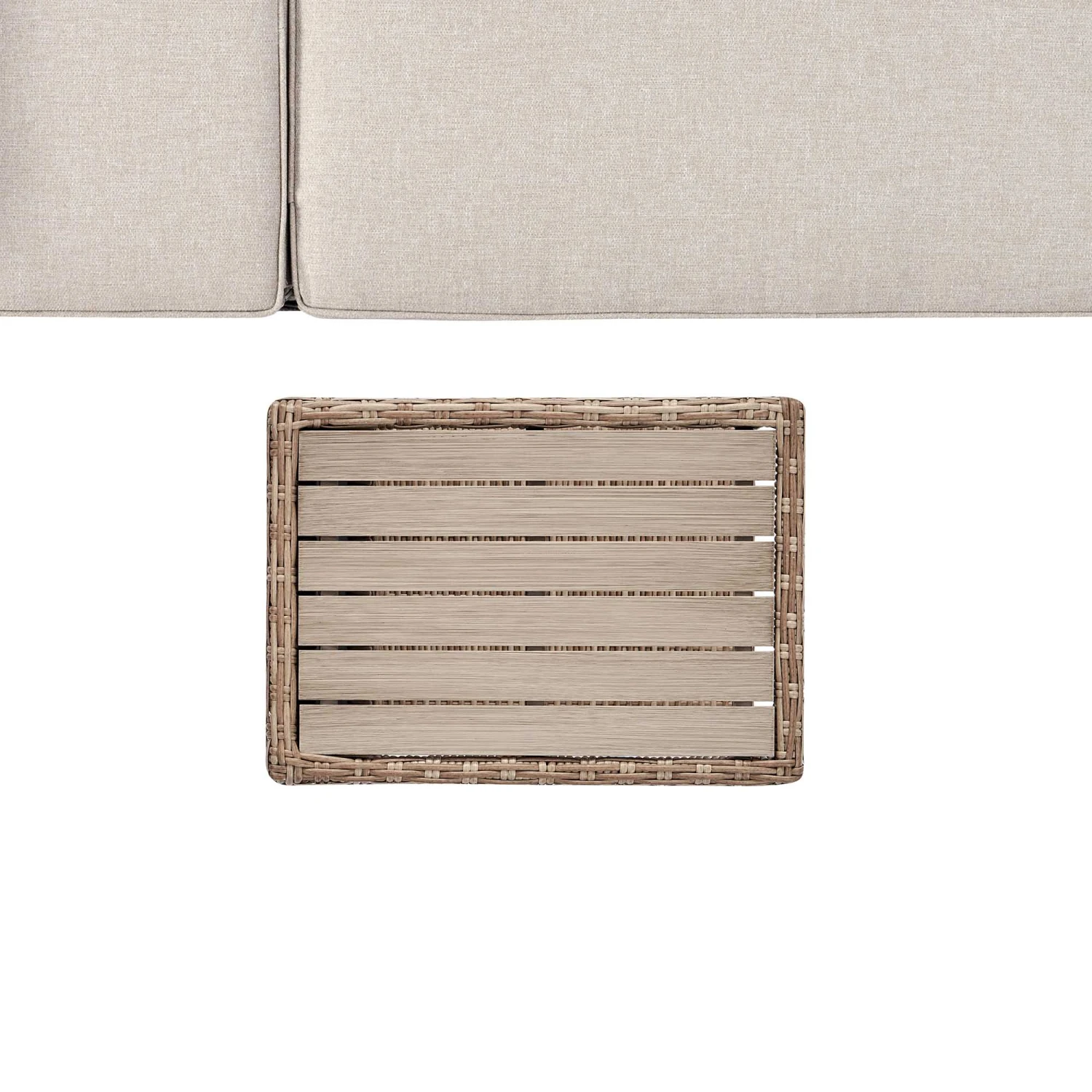 Hampshire Round Wicker Rattan Sun Lounger Set With Side Table, Natural 7 Hampshire Round Wicker Rattan Sun Lounger Set With Side Table, Natural - Image 7