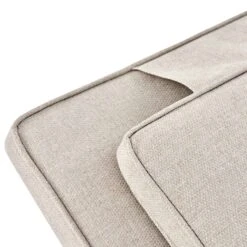 Hampshire Natural Round Wicker Rattan Sun Lounger with Grey Cushion - 5-Position Reclining Garden Daybed 23 Hampshire Natural Round Wicker Rattan Sun Lounger with Grey Cushion - 5-Position Reclining Garden Daybed -Daals Store OD SLG 580 NAT detail4