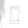 Albany Aluminium Side Table, White 14 Albany Aluminium Side Table, White -Daals Store OD STB 538 WHITE WB1