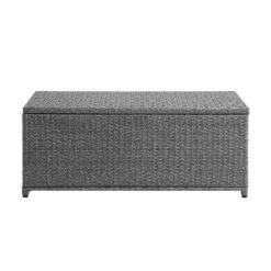 Granchester 120cm Grey Rattan Garden Storage Box β Hydraulic Lid Outdoor Cushion Trunk 14 Granchester 120cm Grey Rattan Garden Storage Box β Hydraulic Lid Outdoor Cushion Trunk -Daals Store OD TRUNK 8047 DARKGREY WB2