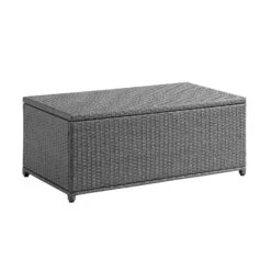 Granchester 120cm Grey Rattan Garden Storage Box β Hydraulic Lid Outdoor Cushion Trunk 16 Granchester 120cm Grey Rattan Garden Storage Box β Hydraulic Lid Outdoor Cushion Trunk -Daals Store OD TRUNK 8047 DARKGREY WB3
