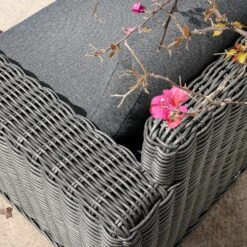 Bellagio Round Wicker Outdoor 1-Seater Sofa, Dark Grey 18 Bellagio Round Wicker Outdoor 1-Seater Sofa, Dark Grey -Daals Store OD WICK2 DARKGREY J scene4