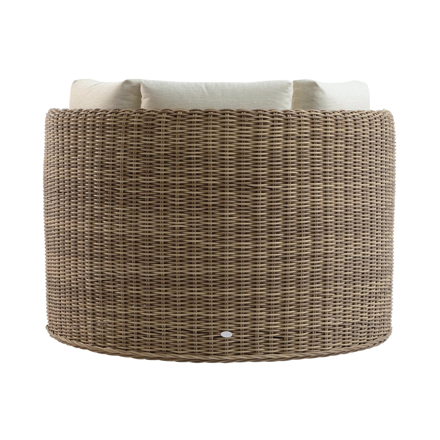 Bellagio Round Wicker Swivel Daybed, Natural 7 Bellagio Round Wicker Swivel Daybed, Natural - Image 7