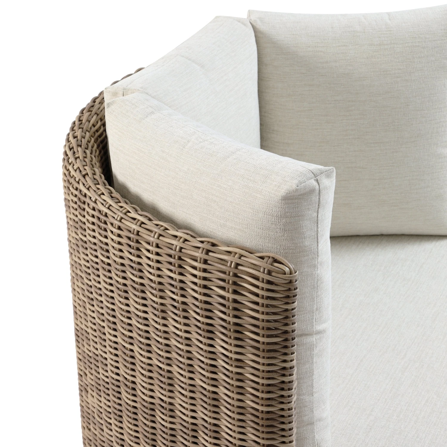 Bellagio Round Wicker Swivel Daybed, Natural 8 Bellagio Round Wicker Swivel Daybed, Natural - Image 8