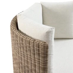 Bellagio Round Wicker Swivel Daybed, Natural 21 Bellagio Round Wicker Swivel Daybed, Natural -Daals Store OD WICK2 NAT DBED01 detail4