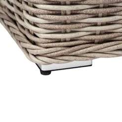 Bellagio Natural Round Wicker Outdoor 1-Seater Sofa β Luxury Woven Armchair with Beige Cushions 13 Bellagio Natural Round Wicker Outdoor 1-Seater Sofa β Luxury Woven Armchair with Beige Cushions -Daals Store OD WICK2 NAT J detail1