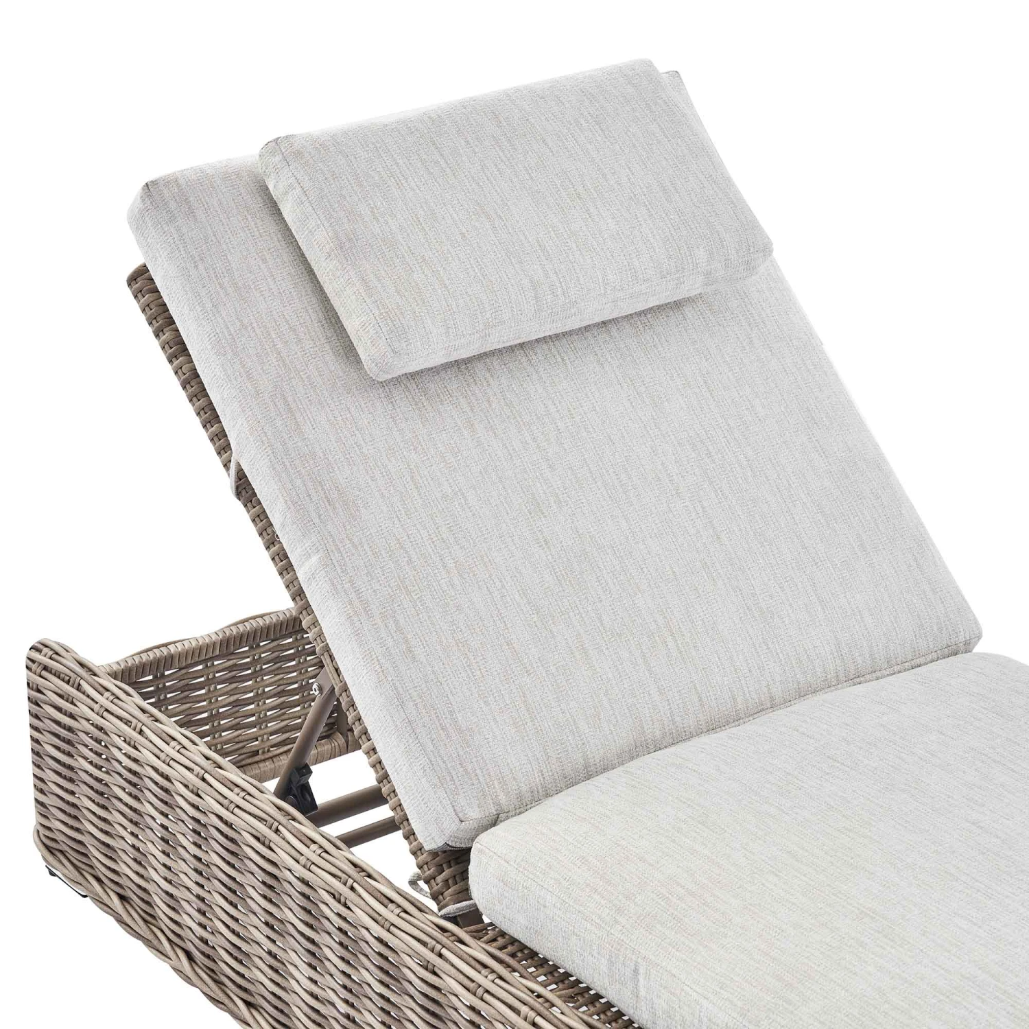 Bellagio Round Wicker Sun Lounger With Headrest, Natural 11 Bellagio Round Wicker Sun Lounger With Headrest, Natural - Image 11