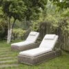 Bellagio Round Wicker Sun Lounger With Headrest, Natural 29 Bellagio Round Wicker Sun Lounger With Headrest, Natural -Daals Store OD WICK2 NAT SUNLG main