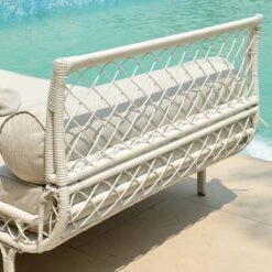 Willowbrook White Lattice Weave Rattan Daybed β Luxury All-Weather Outdoor & Indoor Sunbed 24 Willowbrook White Lattice Weave Rattan Daybed β Luxury All-Weather Outdoor & Indoor Sunbed -Daals Store OD WICK4 WHITE DBED02 scene7