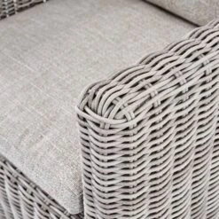 Bellagio Round Wicker Bistro Set With Rising Side Table, Light Grey 26 Bellagio Round Wicker Bistro Set With Rising Side Table, Light Grey -Daals Store OD WICKER2 LGREY BISTR detail5