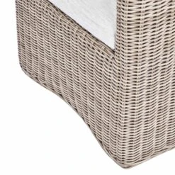 Bellagio Round Wicker Bistro Set With Rising Side Table, Natural -Daals Store OD WICKER2 NAT BISTR detail4