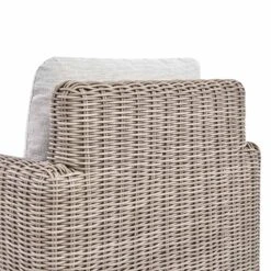 Bellagio Round Wicker Bistro Set With Rising Side Table, Natural -Daals Store OD WICKER2 NAT BISTR detail5