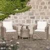 Bellagio Round Wicker Bistro Set With Rising Side Table, Natural 26 Bellagio Round Wicker Bistro Set With Rising Side Table, Natural -Daals Store OD WICKER2 NAT BISTR main
