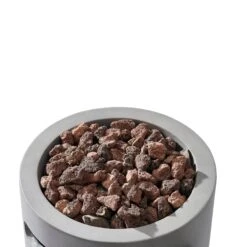 Real Concrete Cylinder 25" (63.5cm) Tall Patio Heater 9 Real Concrete Cylinder 25" (63.5cm) Tall Patio Heater -Daals Store PTHR HL 02 detail1