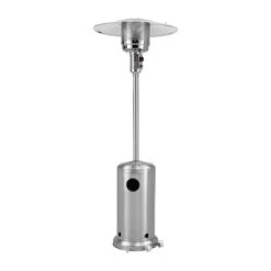 Freestanding Patio Heater Silver Stainless Steel Finish 44,000 BTU 13KW -Daals Store PTHR HSS A SILVER WB2