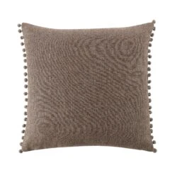 Country Collection Pheasant Embroidered Linen Blend Cushion β Grey Pompom Trim & Herringbone Reverse 12 Country Collection Pheasant Embroidered Linen Blend Cushion β Grey Pompom Trim & Herringbone Reverse -Daals Store QC CUSH PHEASANT50 WB2