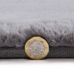 Lush Supersoft Grey Faux Fur Rug - 80 X 150 Cm -Daals Store RG F01 GREY detail3