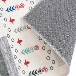 Cherokee Tribal Geometric Printed Rug – Neutral & Multi-Color 140x200cm Large Area Rug -Daals Store RG M167 L detail2