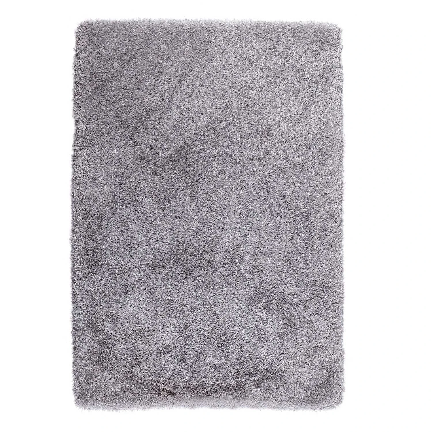 Silver Tufted Shaggy Rug 120 X 170 Cm 2 Silver Tufted Shaggy Rug 120 X 170 Cm - Image 2