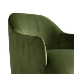Calliope Skirted Armchair, Fern Green Velvet 28 Calliope Skirted Armchair, Fern Green Velvet -Daals Store SCSF 046 FERN VEL 1ST detail3