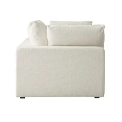 Lutyens Beige Linen Blend Modular Sofa, 2-Piece -Daals Store SCSF 054 BEIGE LIN 2P WB4