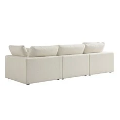 Lutyens Beige Linen Blend Modular Sofa, 3-Piece -Daals Store SCSF 054 BEIGE LIN 3P WB6