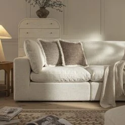 Lutyens Beige Linen Blend Modular Sofa, 3-Piece Chaise 20 Lutyens Beige Linen Blend Modular Sofa, 3-Piece Chaise -Daals Store SCSF 054 BEIGE LIN 4PCHAISE scene5