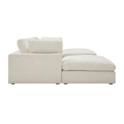 Lutyens Beige Linen Blend Modular Sofa, 5-Piece U-Shape Set 12 Lutyens Beige Linen Blend Modular Sofa, 5-Piece U-Shape Set -Daals Store SCSF 054 BEIGE LIN 5PUSHAPE WB4