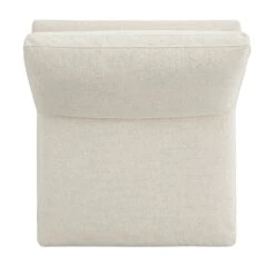 Lutyens Beige Linen Blend Modular Sofa, Armless Seat 14 Lutyens Beige Linen Blend Modular Sofa, Armless Seat -Daals Store SCSF 054 BEIGE LIN B WB6