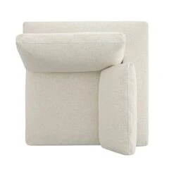 Lutyens Beige Linen Blend Modular Sofa, Corner Unit 9 Lutyens Beige Linen Blend Modular Sofa, Corner Unit -Daals Store SCSF 054 BEIGE LIN D WB3