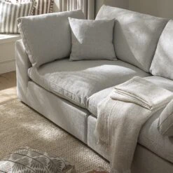 Lutyens Light Grey Linen Blend Modular Sofa, 2-Piece 16 Lutyens Light Grey Linen Blend Modular Sofa, 2-Piece -Daals Store SCSF 054 LGREY LIN 2P scene3