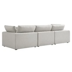 Lutyens Light Grey Linen Blend Modular Sofa, 3-Piece -Daals Store SCSF 054 LGREY LIN 3P WB6