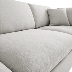 Lutyens Light Grey Linen Blend Modular Sofa, 3-Piece -Daals Store SCSF 054 LGREY LIN 3P detail3