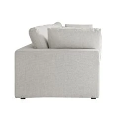 Lutyens Light Grey Linen Blend Modular Sofa, 4-Piece -Daals Store SCSF 054 LGREY LIN 4P WB5