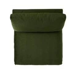 Lutyens Moss Green Velvet Modular Sofa, Armless Seat 11 Lutyens Moss Green Velvet Modular Sofa, Armless Seat -Daals Store SCSF 054 MOSS VEL B WB4