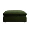 Lutyens Moss Green Velvet Modular Sofa, Stool -Daals Store SCSF 054 MOSS VEL C WB1