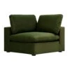 Lutyens Moss Green Velvet Modular Sofa, Corner Unit 14 Lutyens Moss Green Velvet Modular Sofa, Corner Unit -Daals Store SCSF 054 MOSS VEL D WB1