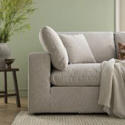 Lutyens Oatmeal Weave Fabric Modular Sofa, 2-Piece -Daals Store SCSF 054 OAT WOV 2P scene3