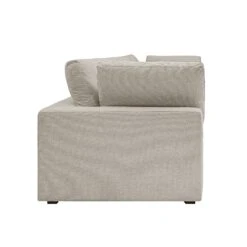 Lutyens Oatmeal Weave Fabric Modular Sofa, 4-Piece -Daals Store SCSF 054 OAT WOV 4P WB5
