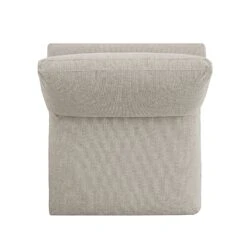 Lutyens Oatmeal Weave Fabric Modular Sofa, Armless Seat 14 Lutyens Oatmeal Weave Fabric Modular Sofa, Armless Seat -Daals Store SCSF 054 OAT WOV B WB6