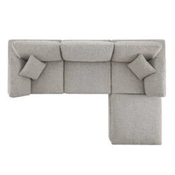 Lutyens Taupe Boucle Modular Sofa, 3-Piece Chaise 15 Lutyens Taupe Boucle Modular Sofa, 3-Piece Chaise -Daals Store SCSF 054 TAU BOU 3PCHAISE WB6