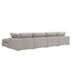 Lutyens Taupe Boucle Modular Sofa, 4-Piece Chaise 15 Lutyens Taupe Boucle Modular Sofa, 4-Piece Chaise -Daals Store SCSF 054 TAU BOU 4PCHAISE WB6