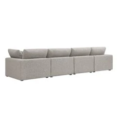 Lutyens Taupe Boucle Modular Sofa, 4-Piece -Daals Store SCSF 054 TAU BOU 4P WB6