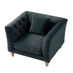 Ashby Chesterfield Armchair, Aegean Blue Velvet 28 Ashby Chesterfield Armchair, Aegean Blue Velvet -Daals Store SCSF 055 AEGEAN VEL 1ST WB4