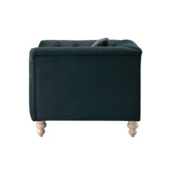 Ashby Chesterfield Armchair, Aegean Blue Velvet 30 Ashby Chesterfield Armchair, Aegean Blue Velvet -Daals Store SCSF 055 AEGEAN VEL 1ST WB6